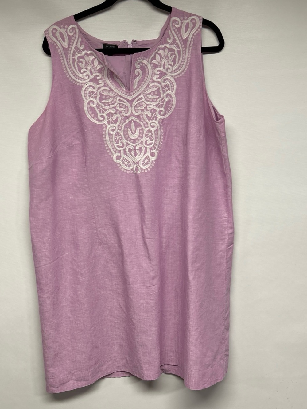 Talbots Plus Petite Light Lavender Dress